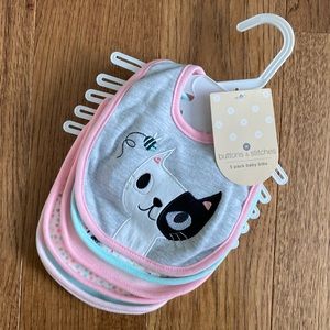 🌼3 for $20🌼 NWT baby girl bib set